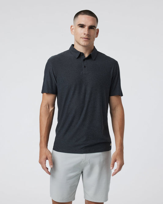 Strato Tech Polo Men's Charcoal Tech Polo Shirt | Vuori online - US 5417