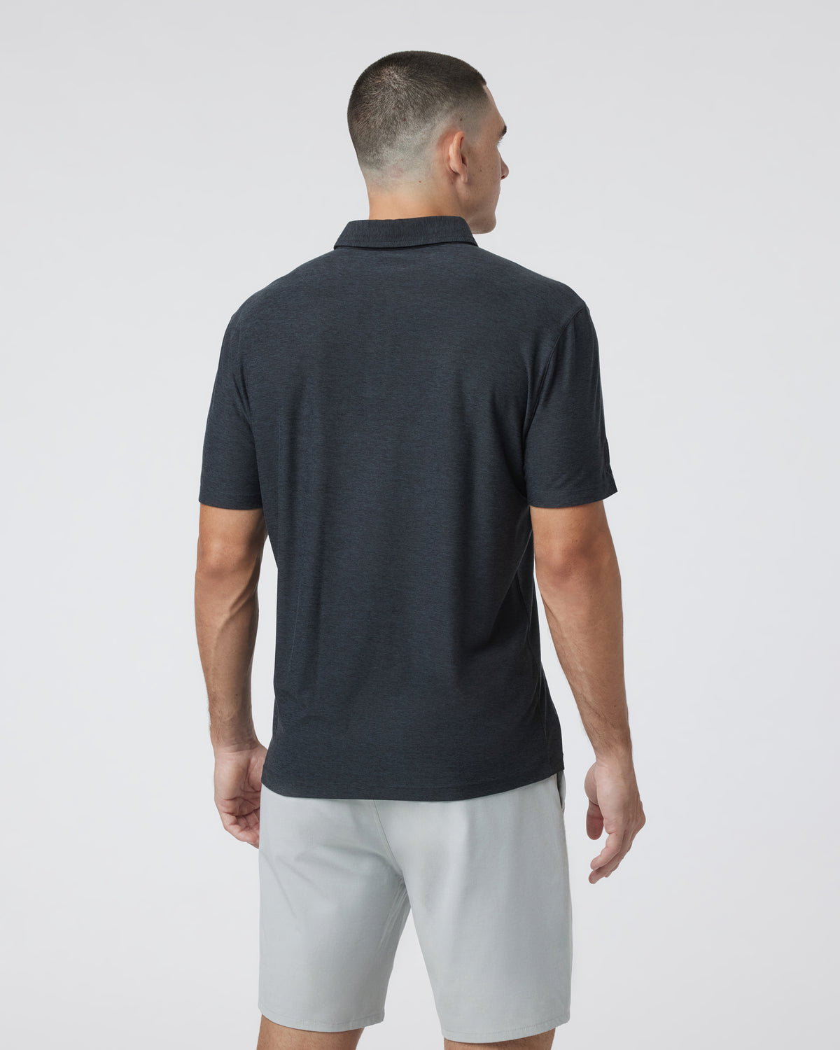 Strato Tech Polo Men's Charcoal Tech Polo Shirt | Vuori online - US 5417