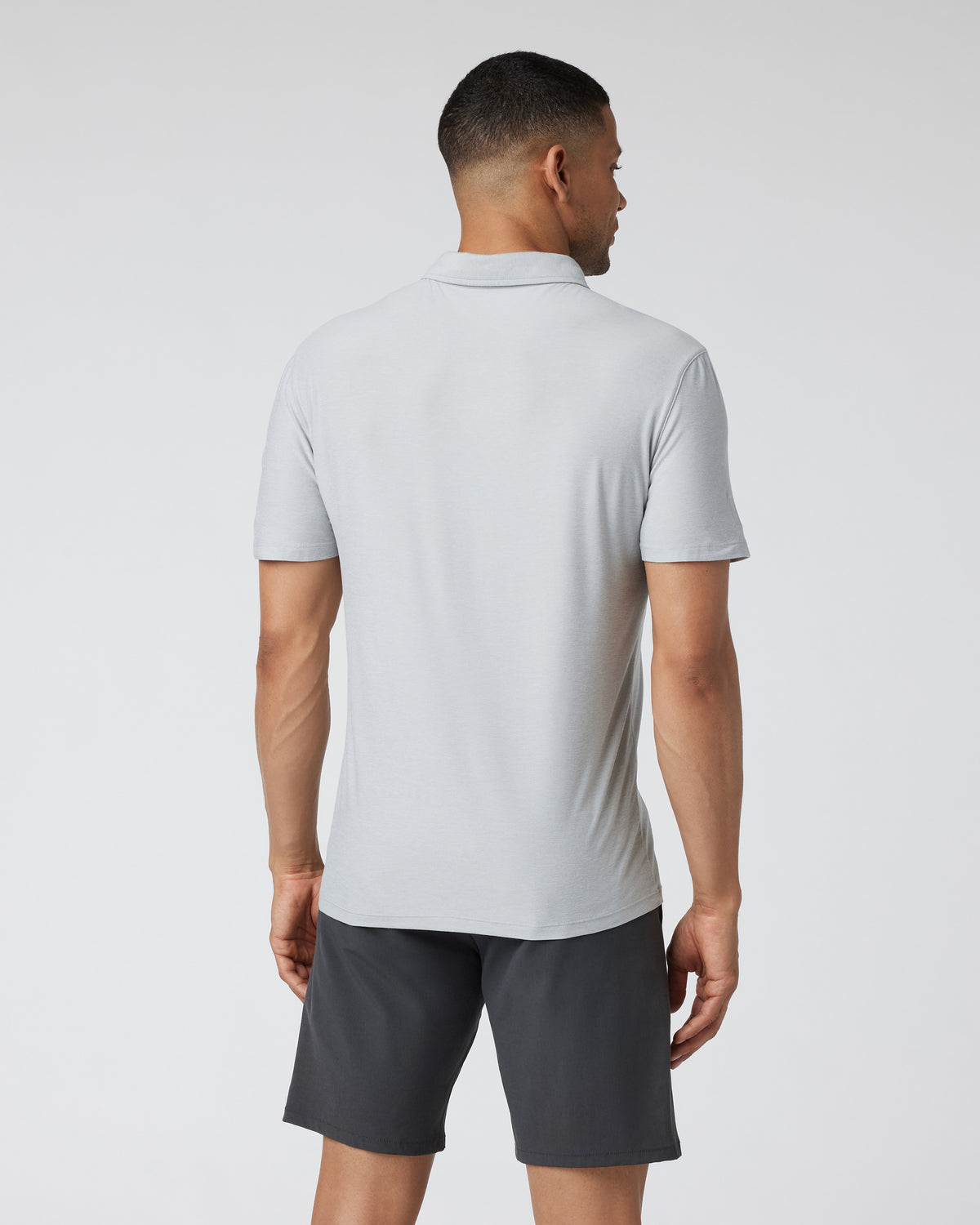 Strato Tech Polo Platinum Heather | Vuori discount - US 1683