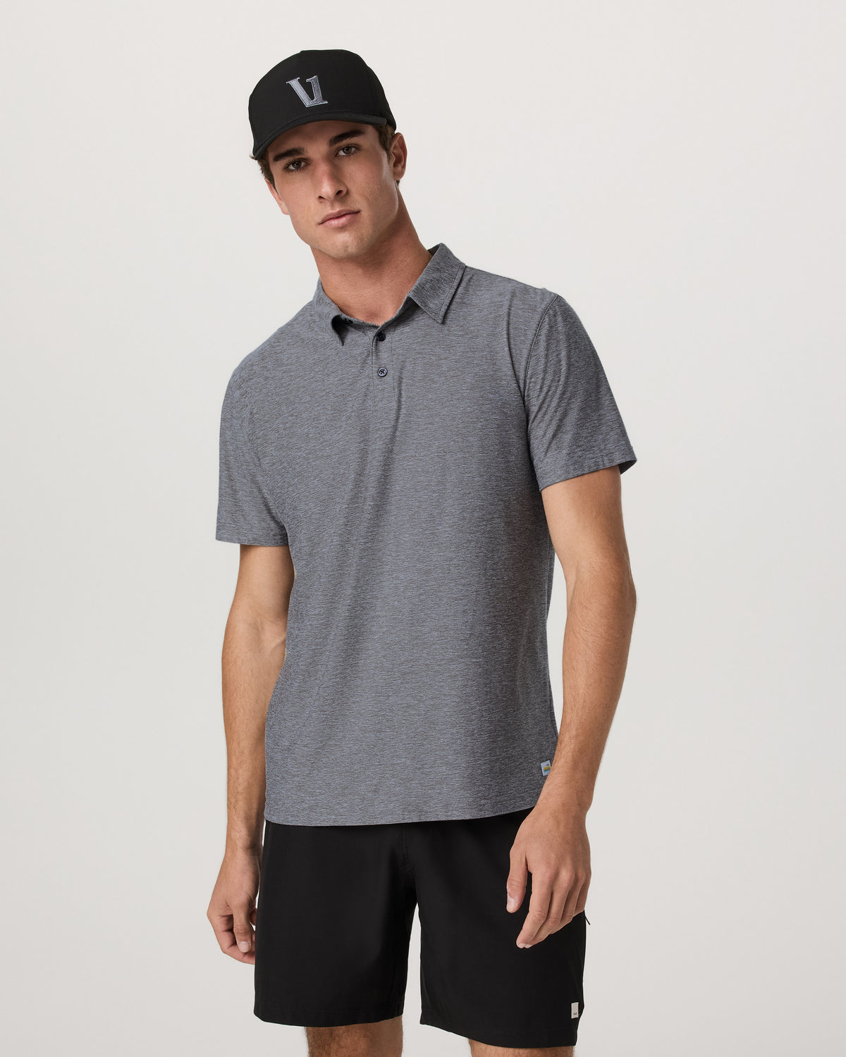 Strato Tech Polo Men's Heather Grey Polo Shirt | Vuori shop - US 1960