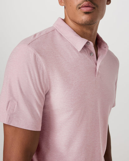 Strato Tech Polo Men's Faded Rose Heather Polo Shirt | Vuori sale - US 2731
