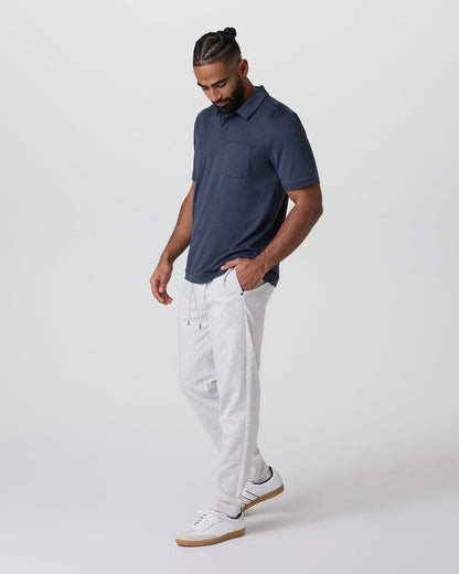 Short Sleeve Ponto Performance Polo Azure Heather | Vuori onsale - US 5807