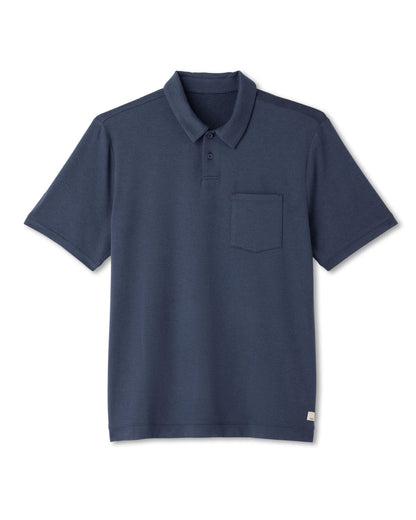 Short Sleeve Ponto Performance Polo Azure Heather | Vuori onsale - US 5807