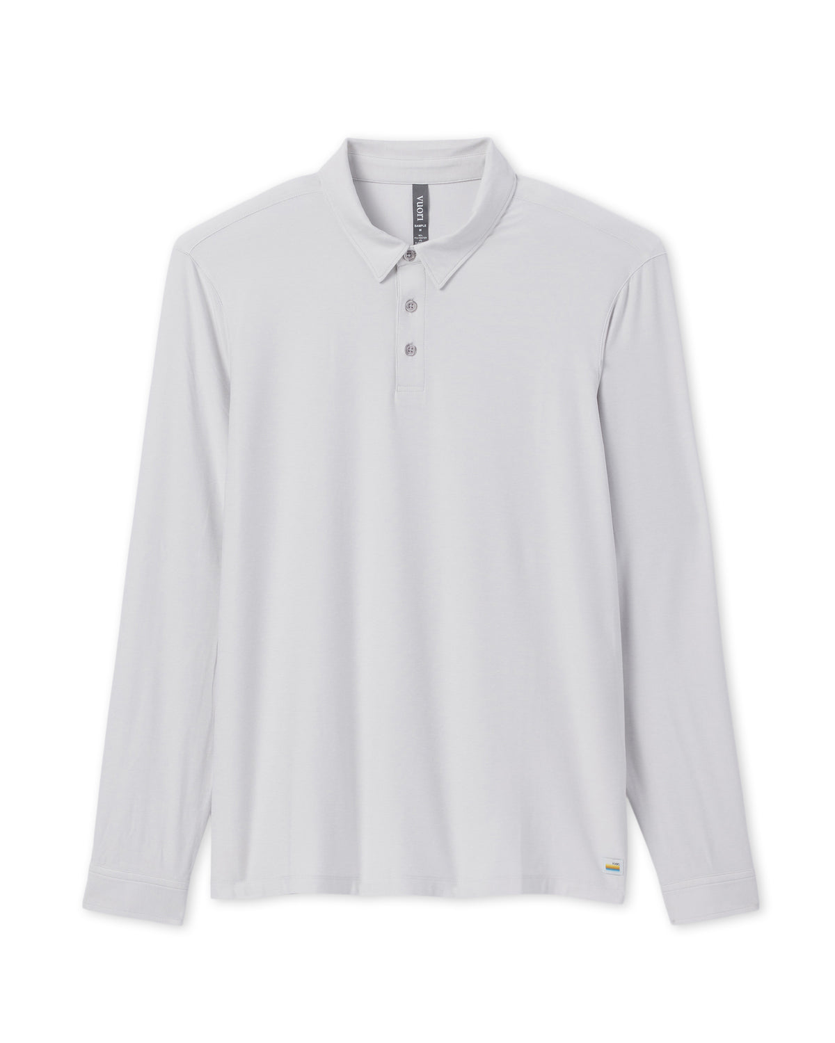 Long Sleeve Strato Tech Polo Frost Grey Heather | Vuori online - US 2530