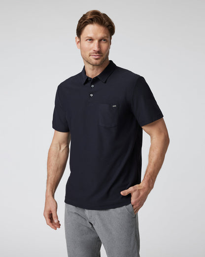 Ace Polo Men's Black Polo Clothing | Vuori shop - US 5507