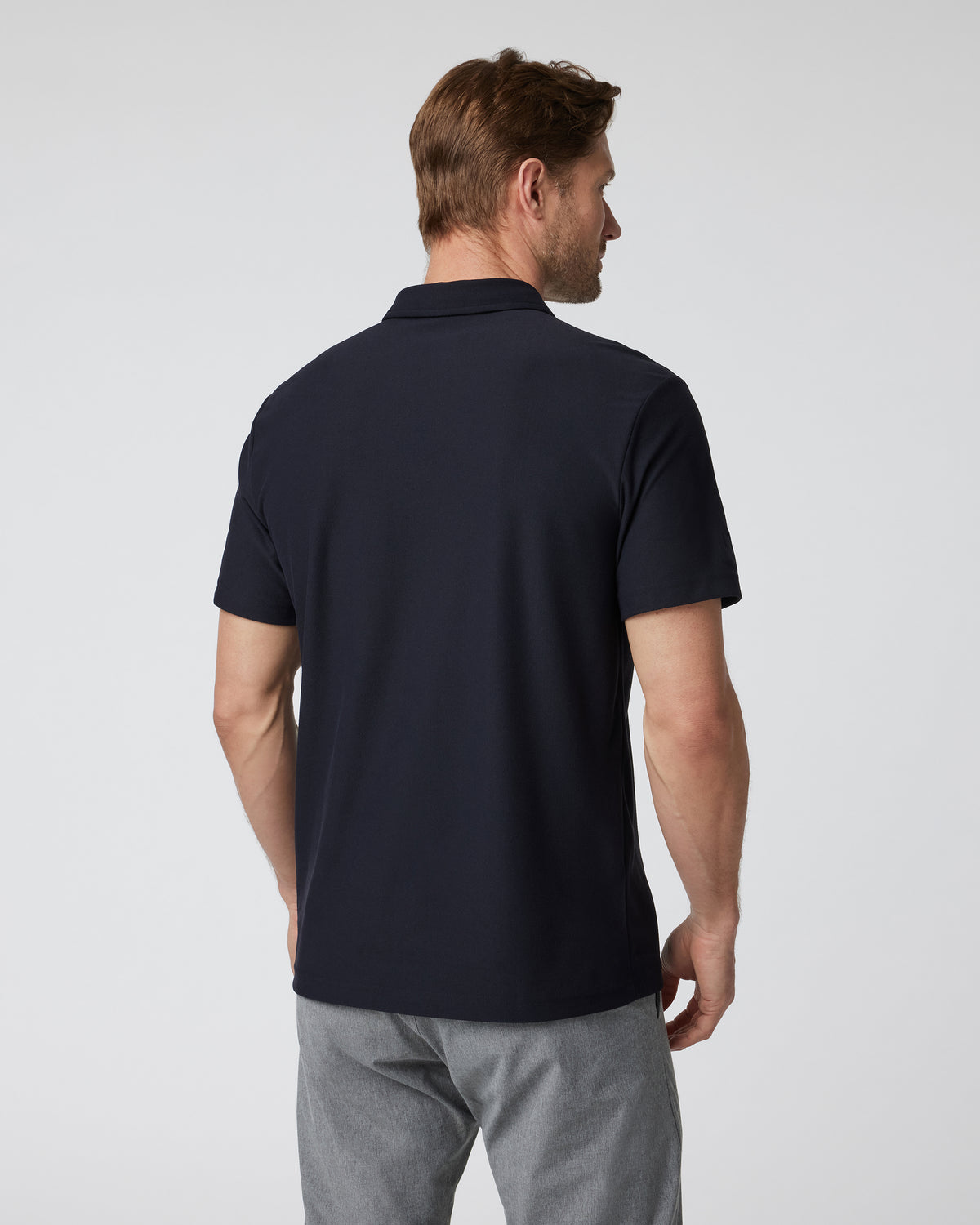 Ace Polo Men's Black Polo Clothing | Vuori shop - US 5507