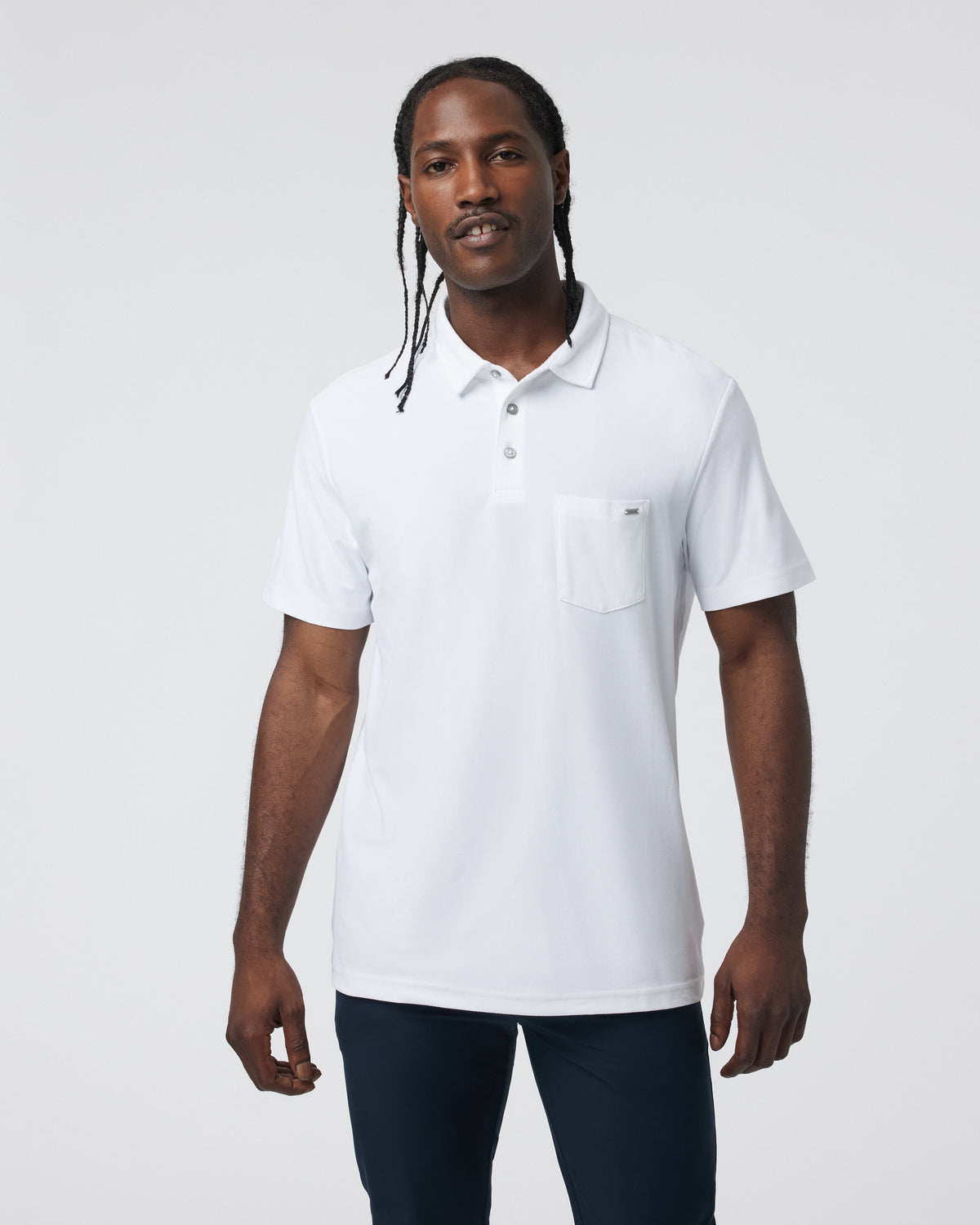 Ace Polo Men's White Polo Shirt | Vuori sale - US 1451