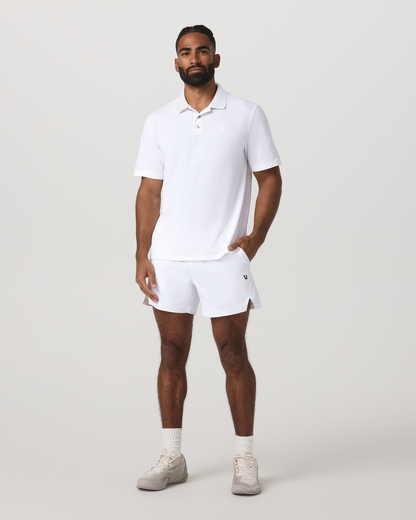 Men's Short Sleeve Gamepoint Polo 2.0 White - Non Tipped | Vuori onsale - US 8431