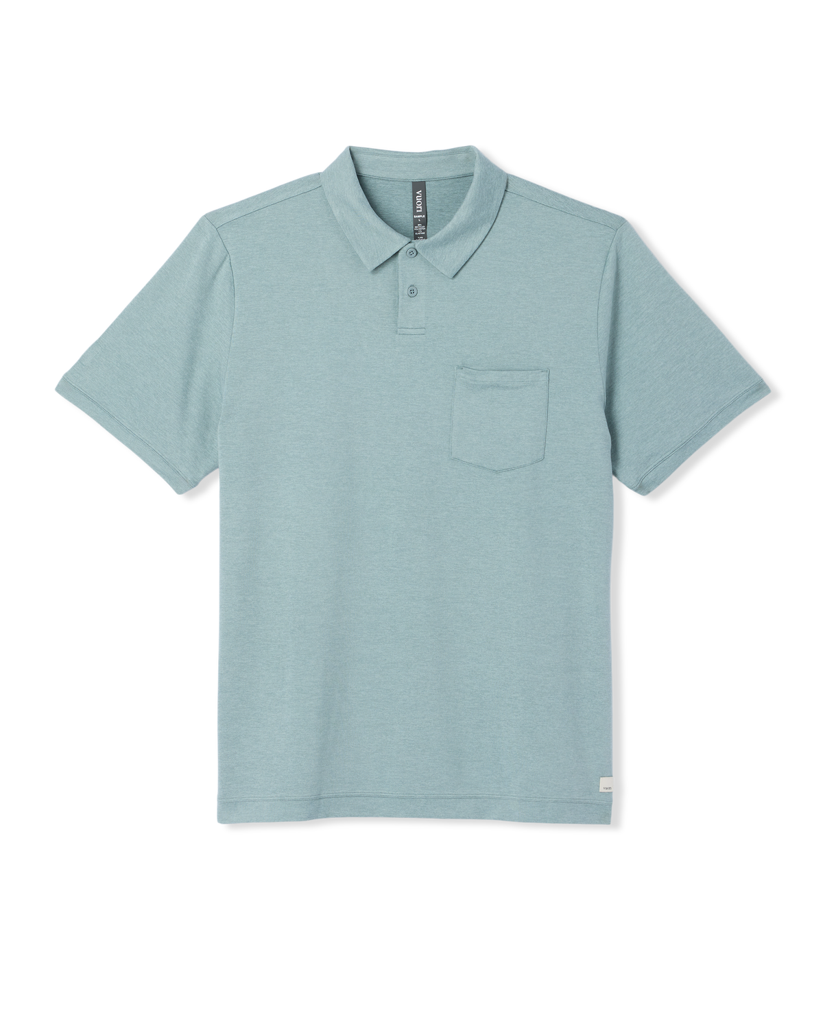 Short Sleeve Ponto Performance Polo Misty Blue Heather | Vuori online - US 1167