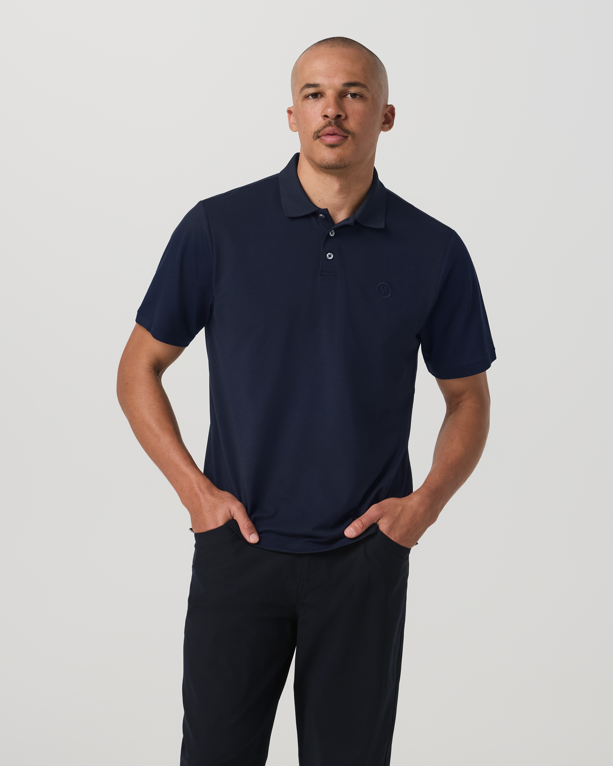 Men's Short Sleeve Gamepoint Polo 2.0 Ink - Non Tipped | Vuori discount - US 9296