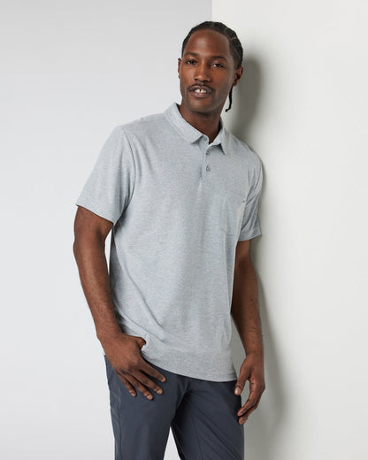 Ace Polo Men's Light Grey Polo | Vuori outlet - US 4542