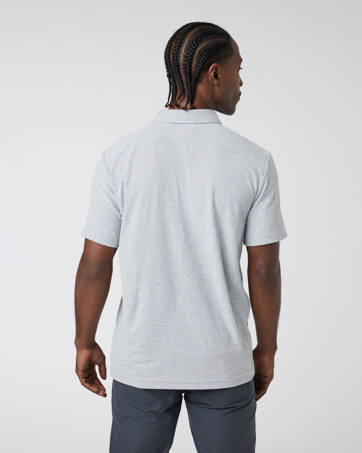 Ace Polo Men's Light Grey Polo | Vuori outlet - US 4542