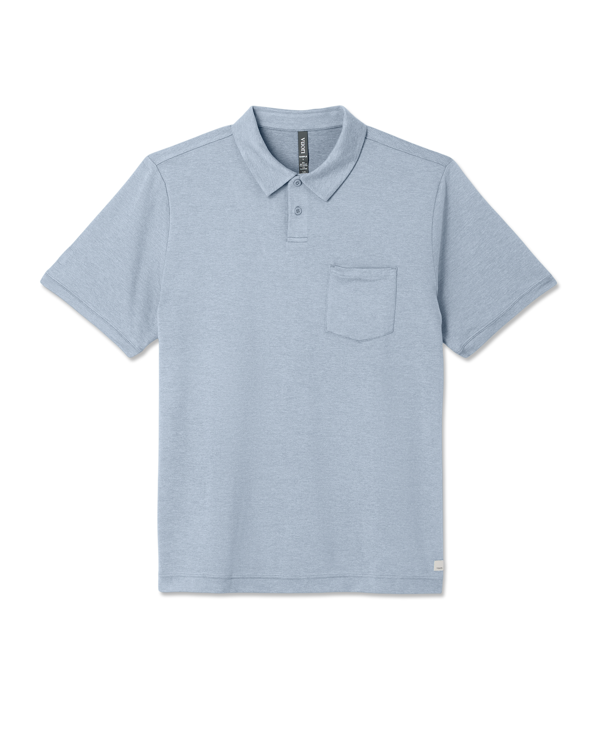 Short Sleeve Ponto Performance Polo Blue Dusk Heather | Vuori shop - US 1521