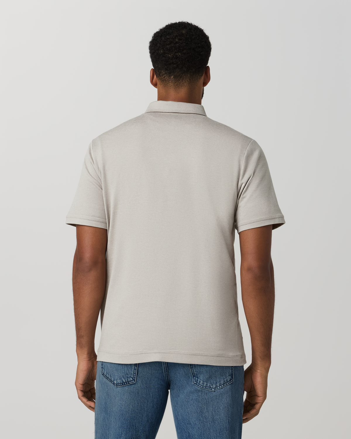 Short Sleeve Ponto Performance Polo Dark Salt Heather | Vuori sale - US 3554