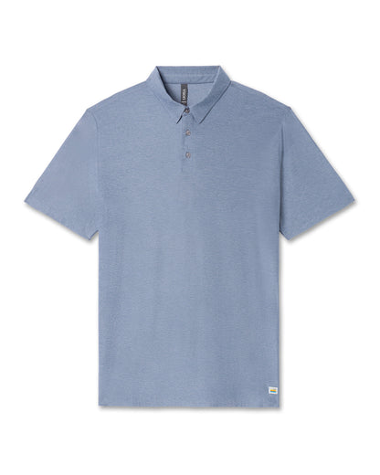 Strato Tech Polo Men's Chambray Heather Polo | Vuori onsale - US 2461