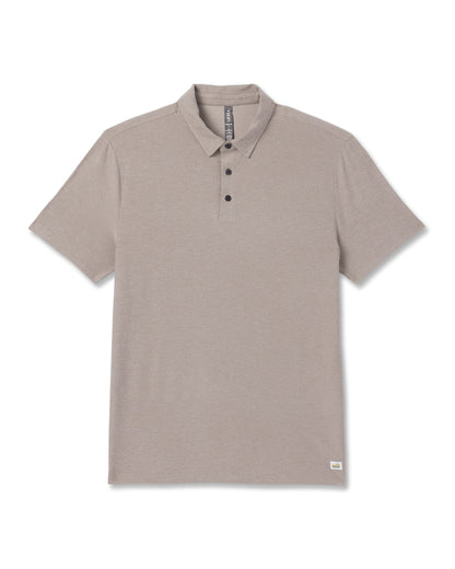 Strato Tech Polo Men's Mocha Heather Polo | Vuori for sale - US 8021