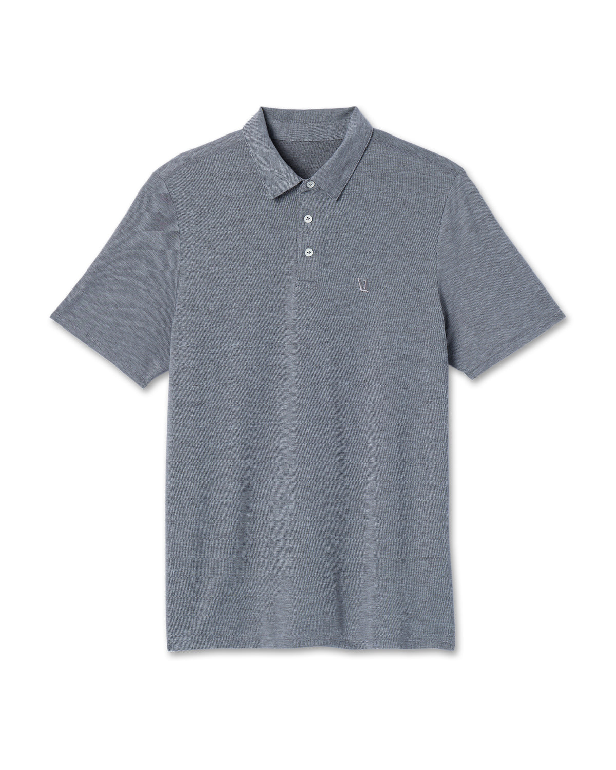 Knit Twill Polo Men's Heather Grey Golf Polo | Vuori outlet - US 1019