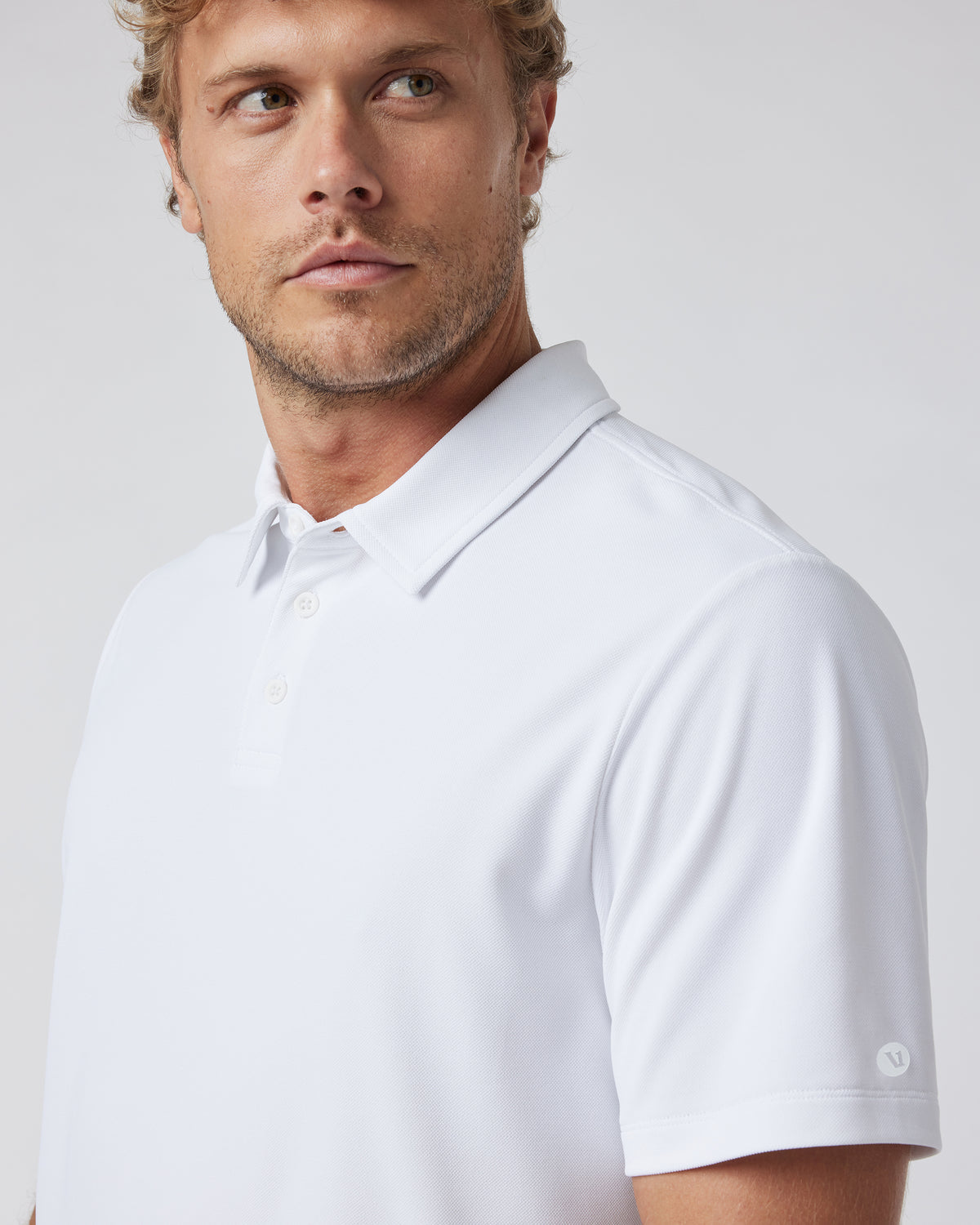 Gamepoint Polo Men's White Tennis Shirt | Vuori shop - US 7356