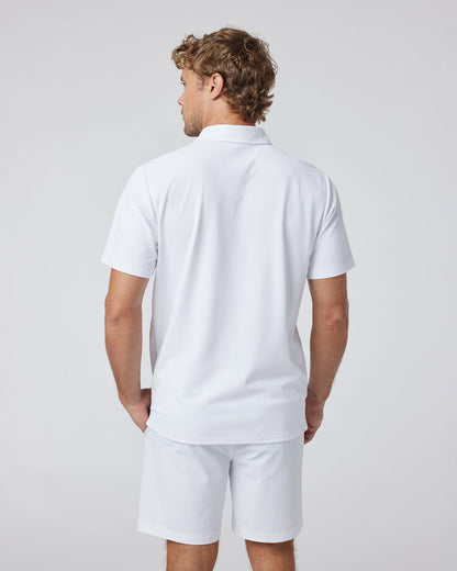 Gamepoint Polo Men's White Tennis Shirt | Vuori shop - US 7356