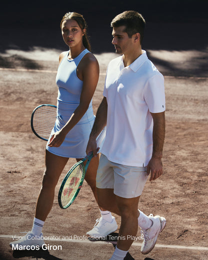 Gamepoint Polo Men's White Tennis Shirt | Vuori shop - US 7356