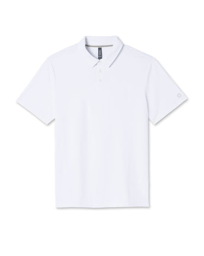 Gamepoint Polo Men's White Tennis Shirt | Vuori shop - US 7356