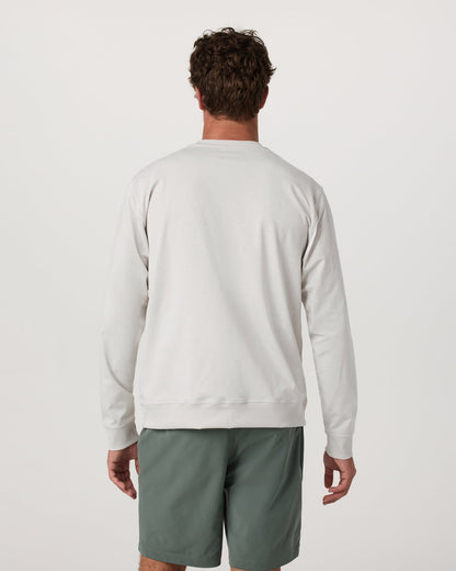 Men's Long Sleeve Coronado Henley - Relaxed Salt Heather | Vuori sale - US 6303