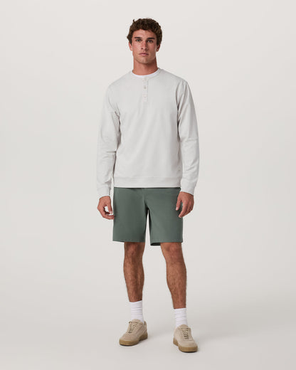 Men's Long Sleeve Coronado Henley - Relaxed Salt Heather | Vuori sale - US 6303