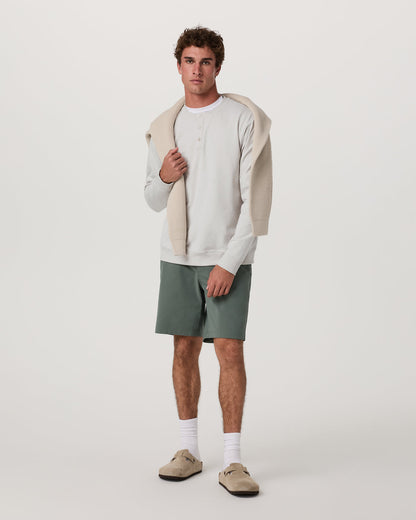 Men's Long Sleeve Coronado Henley - Relaxed Salt Heather | Vuori sale - US 6303