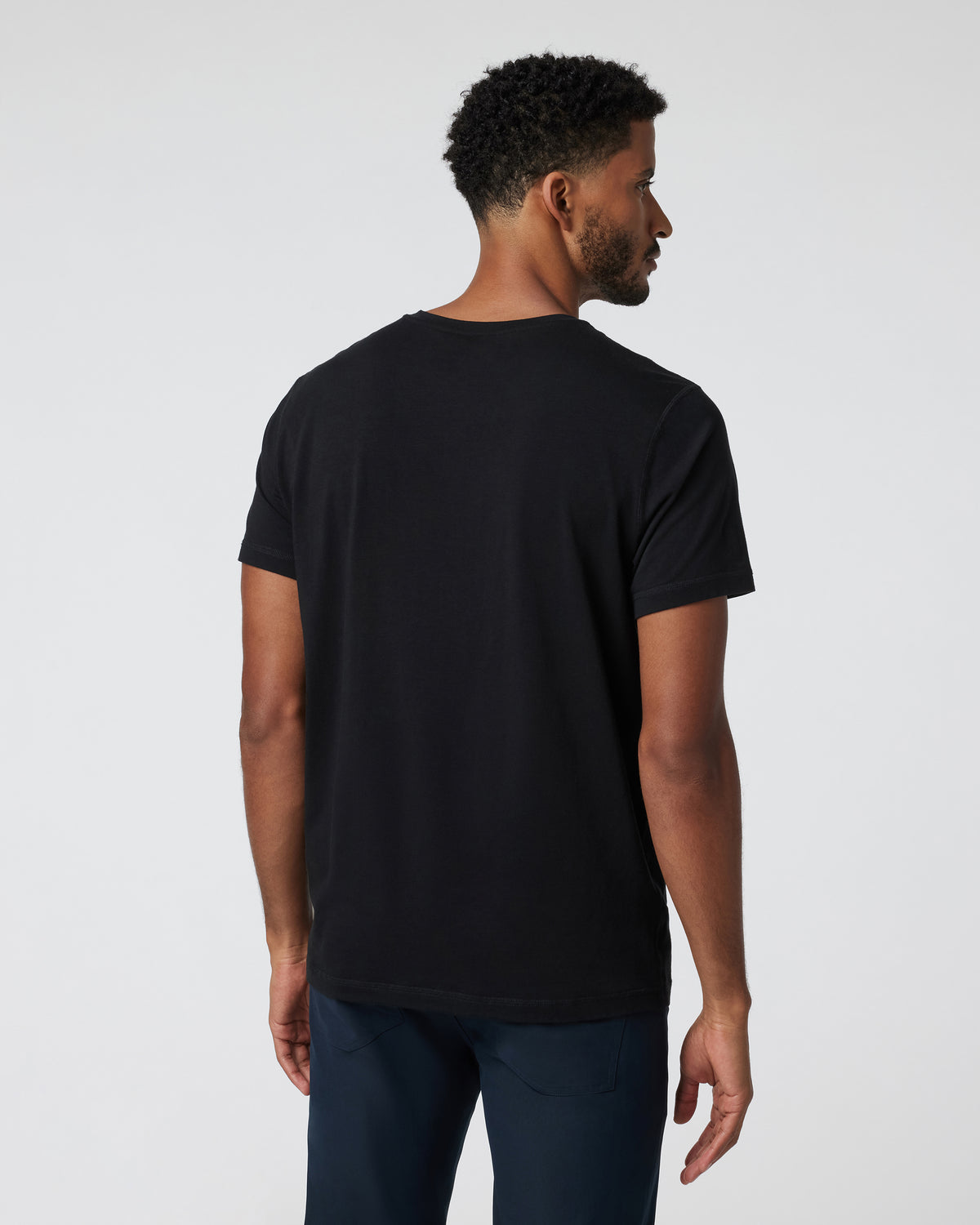 Short-Sleeve Tuvalu Henley Men's Black Henley Shirt | Vuori onsale - US 4322