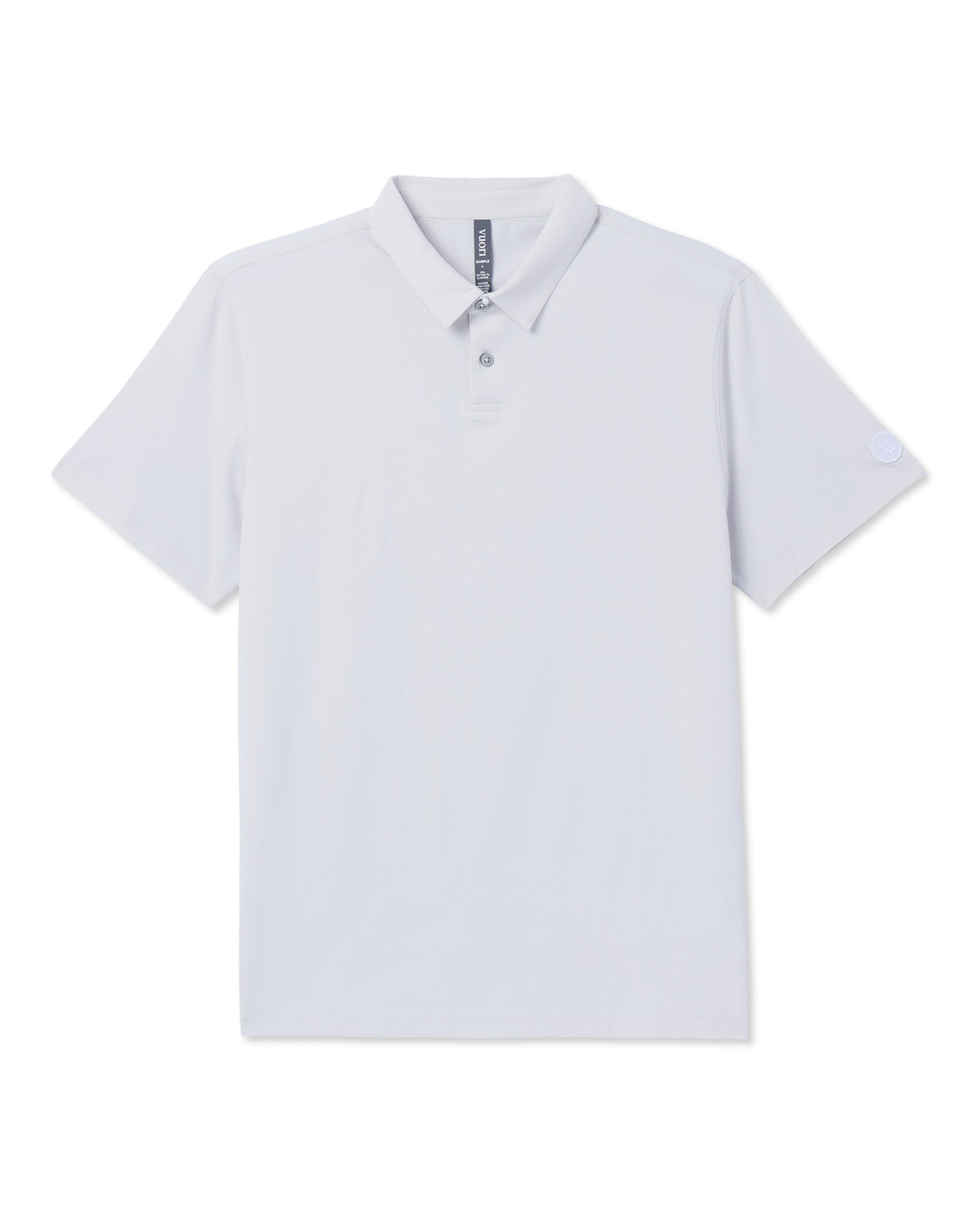 Short Sleeve Feather Polo Frost Grey | Vuori shop - US 2797