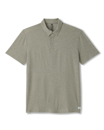 Strato Tech Polo Men's Agave Green Heather Polo | Vuori onsale - US 7791