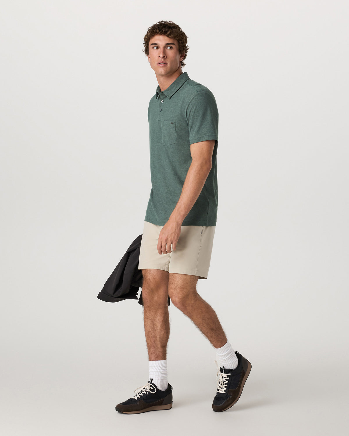 Ace Polo Men's Agate Green Performance Polo Shirt | Vuori for sale - US 4341
