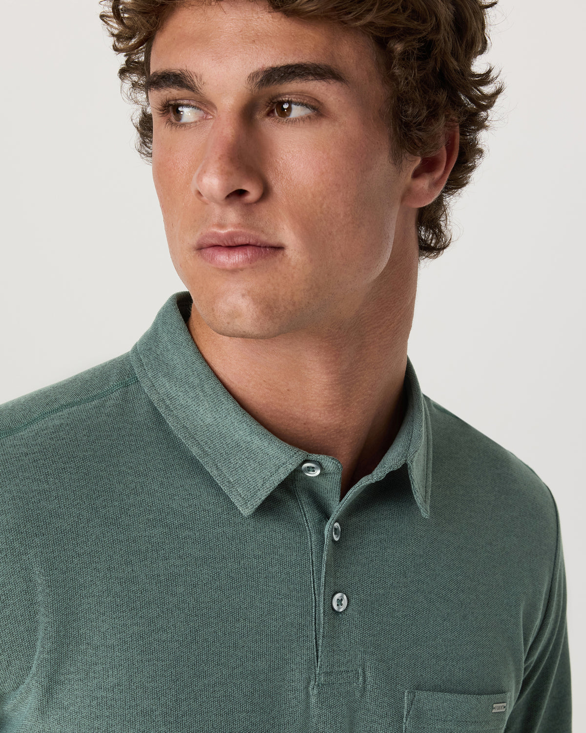 Ace Polo Men's Agate Green Performance Polo Shirt | Vuori for sale - US 4341