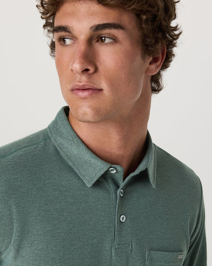 Ace Polo Men's Agate Green Performance Polo Shirt | Vuori for sale - US 4341