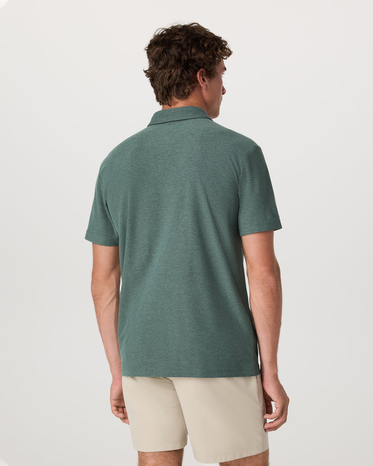 Ace Polo Men's Agate Green Performance Polo Shirt | Vuori for sale - US 4341