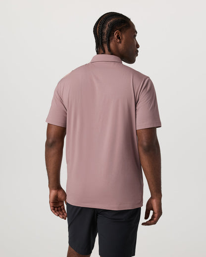 Short Sleeve Feather Polo Zion Rose | Vuori online - US 2963