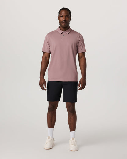 Short Sleeve Feather Polo Zion Rose | Vuori online - US 2963