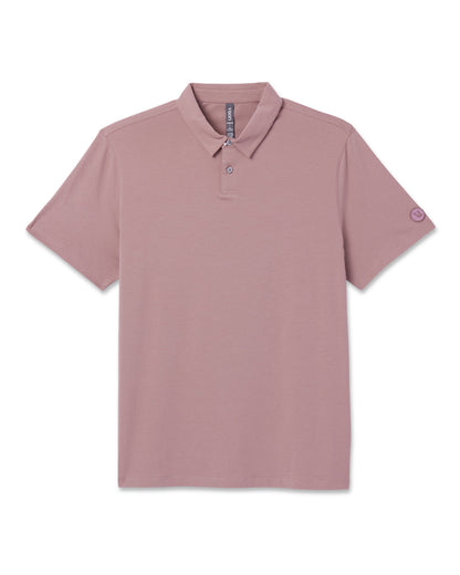 Short Sleeve Feather Polo Zion Rose | Vuori online - US 2963