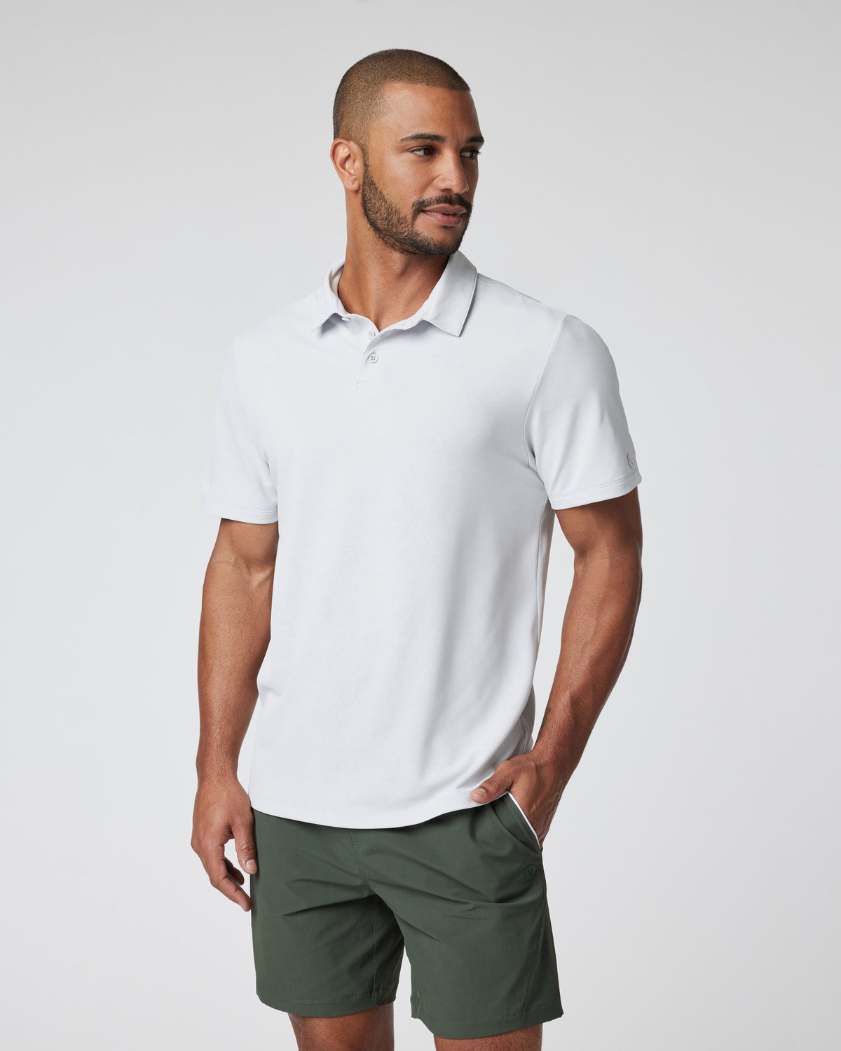 Gamepoint Polo Men's Frost Grey Tennis Polo | Vuori discount - US 8398