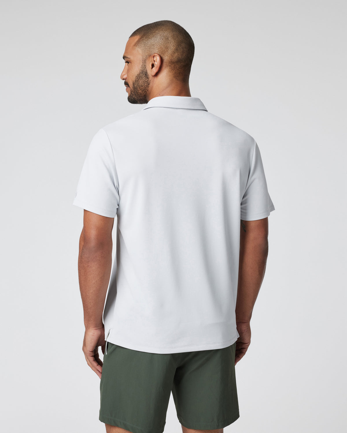 Gamepoint Polo Men's Frost Grey Tennis Polo | Vuori discount - US 8398