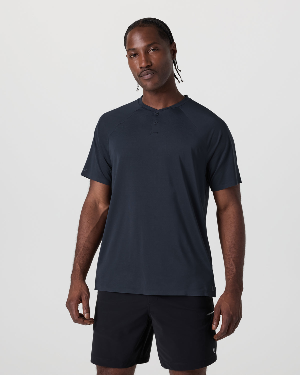 Short Sleeve Viewpoint Henley Navy | Vuori outlet - US 3873