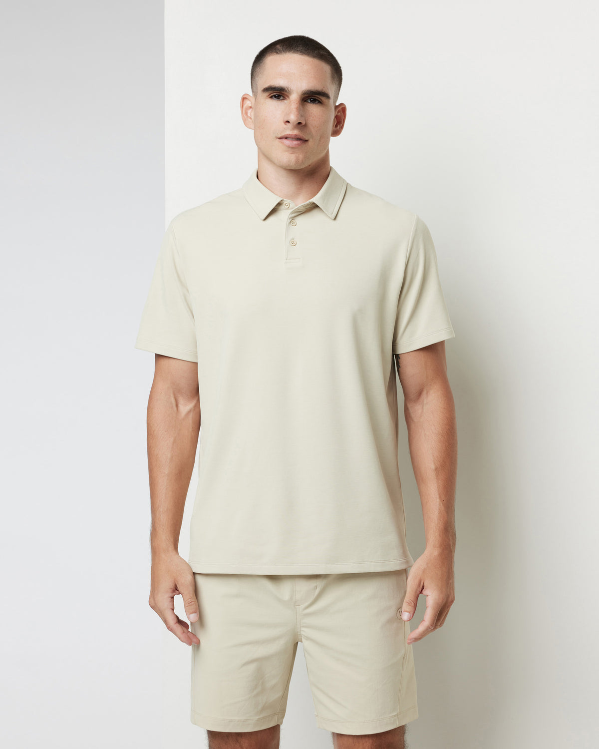 Gamepoint Polo Men's Cashew Tennis Polo | Vuori shop - US 6006