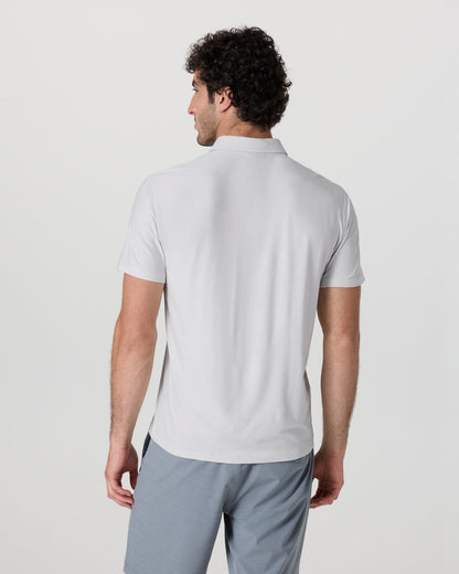 Strato Tech Polo Men's Frost Grey Heather Polo | Vuori onsale - US 3739