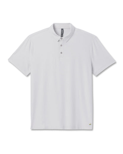 Strato Tech Polo Men's Frost Grey Heather Polo | Vuori onsale - US 3739