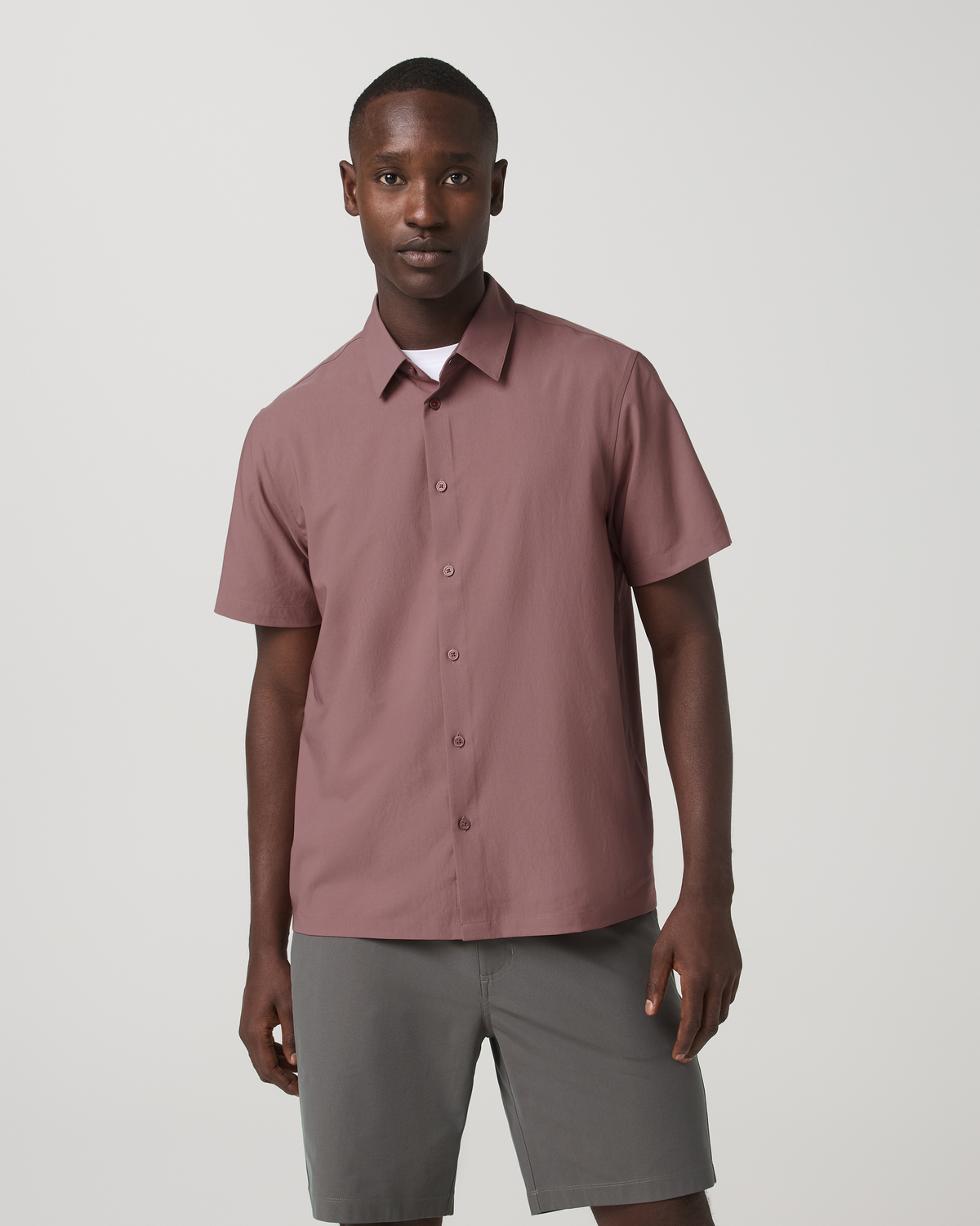 Short Sleeve Manhattan Button Down Men's Adobe Shirt | Vuori discount - US 2722