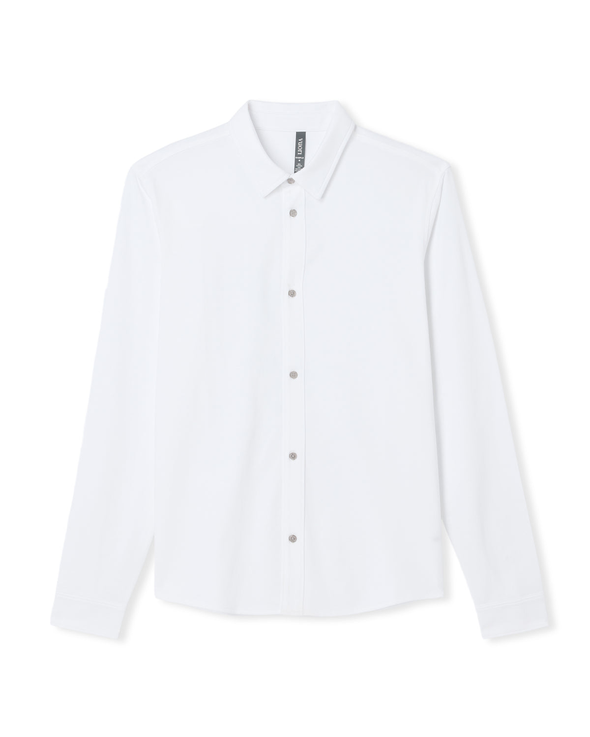 Long Sleeve Knit Oxford Button Down Men's White Shirt | Vuori shop - US 3751