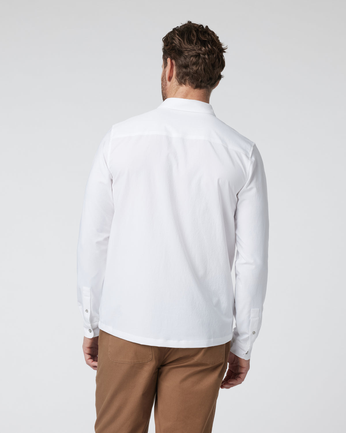 Long Sleeve Manhattan Button Down Men's White Shirt | Vuori sale - US 6545