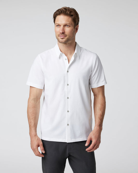 Short-Sleeve Manhattan Button Down White | Vuori onsale - US 7978