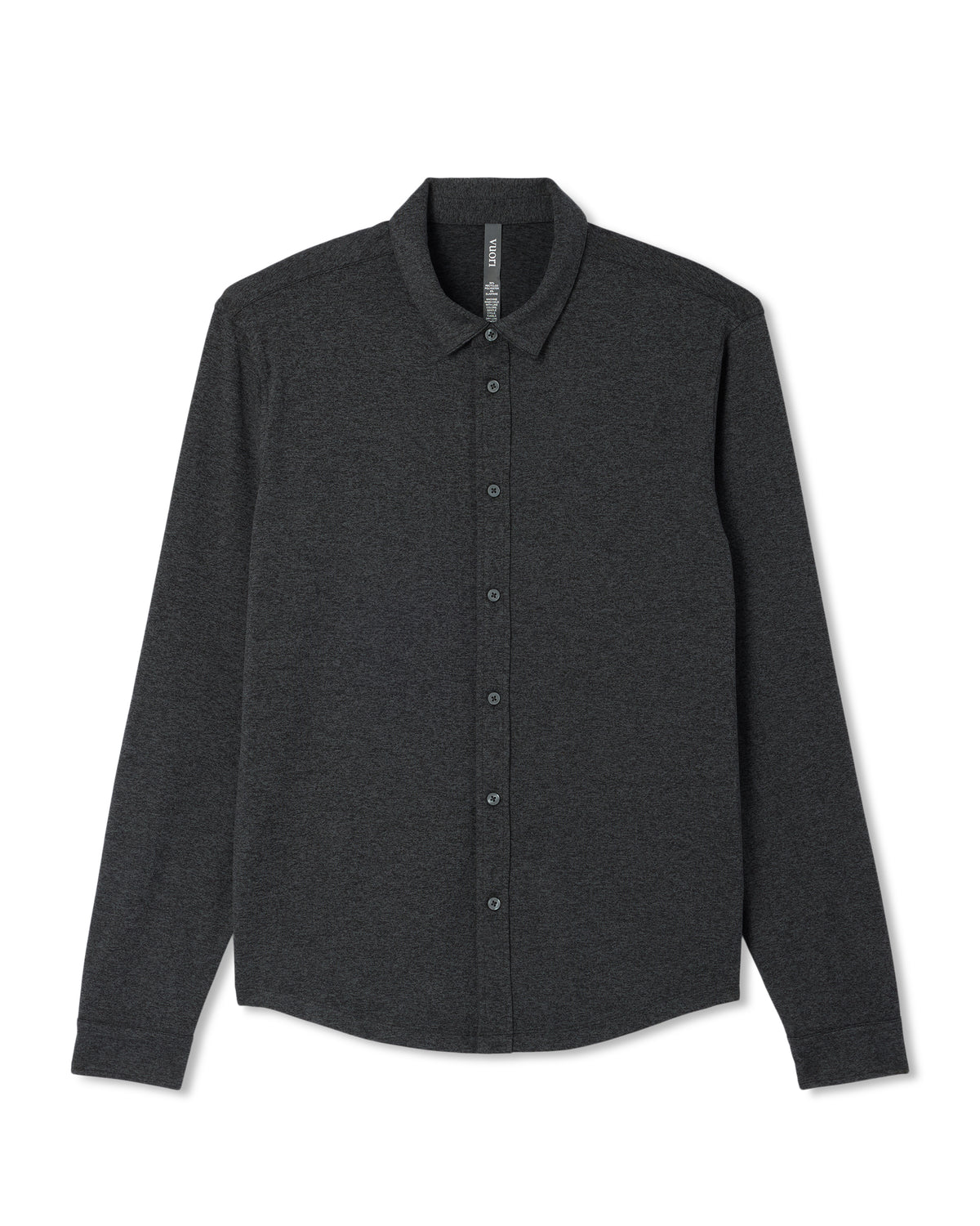 Men's Long Sleeve Ponto Button Down Charcoal Heather | Vuori for sale - US 7849
