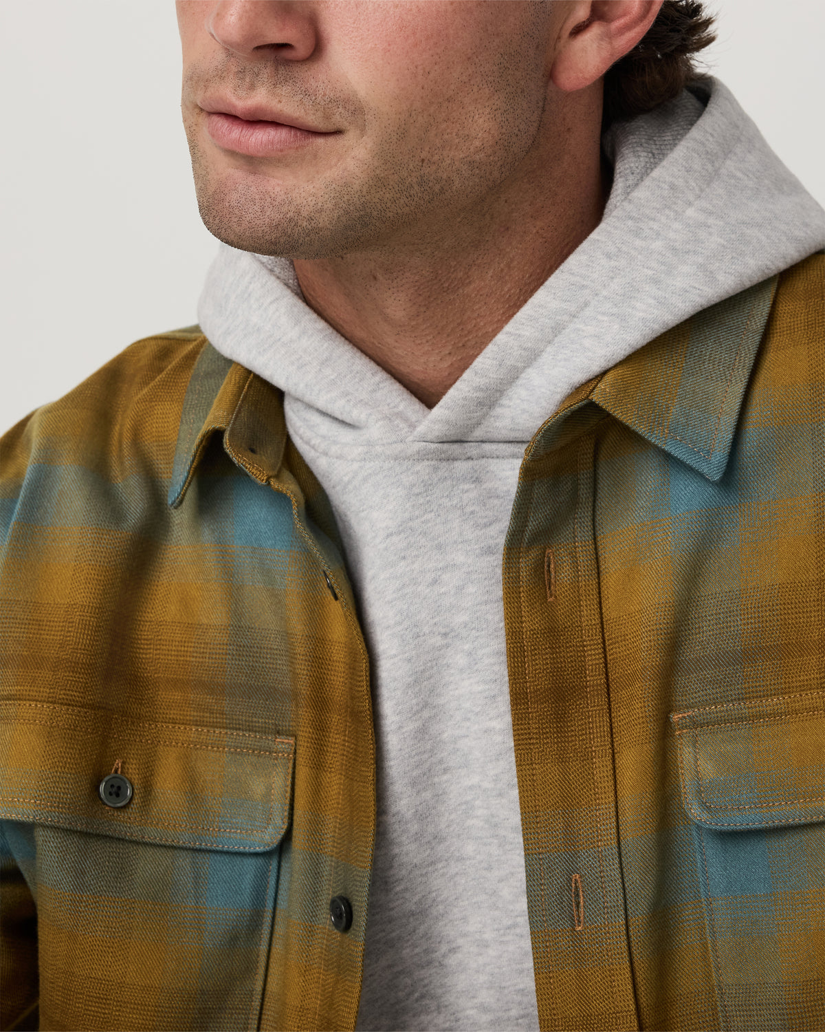 Long Sleeve Flannel Button Down Men's Bluegrass Shirt | Vuori shop - US 4641